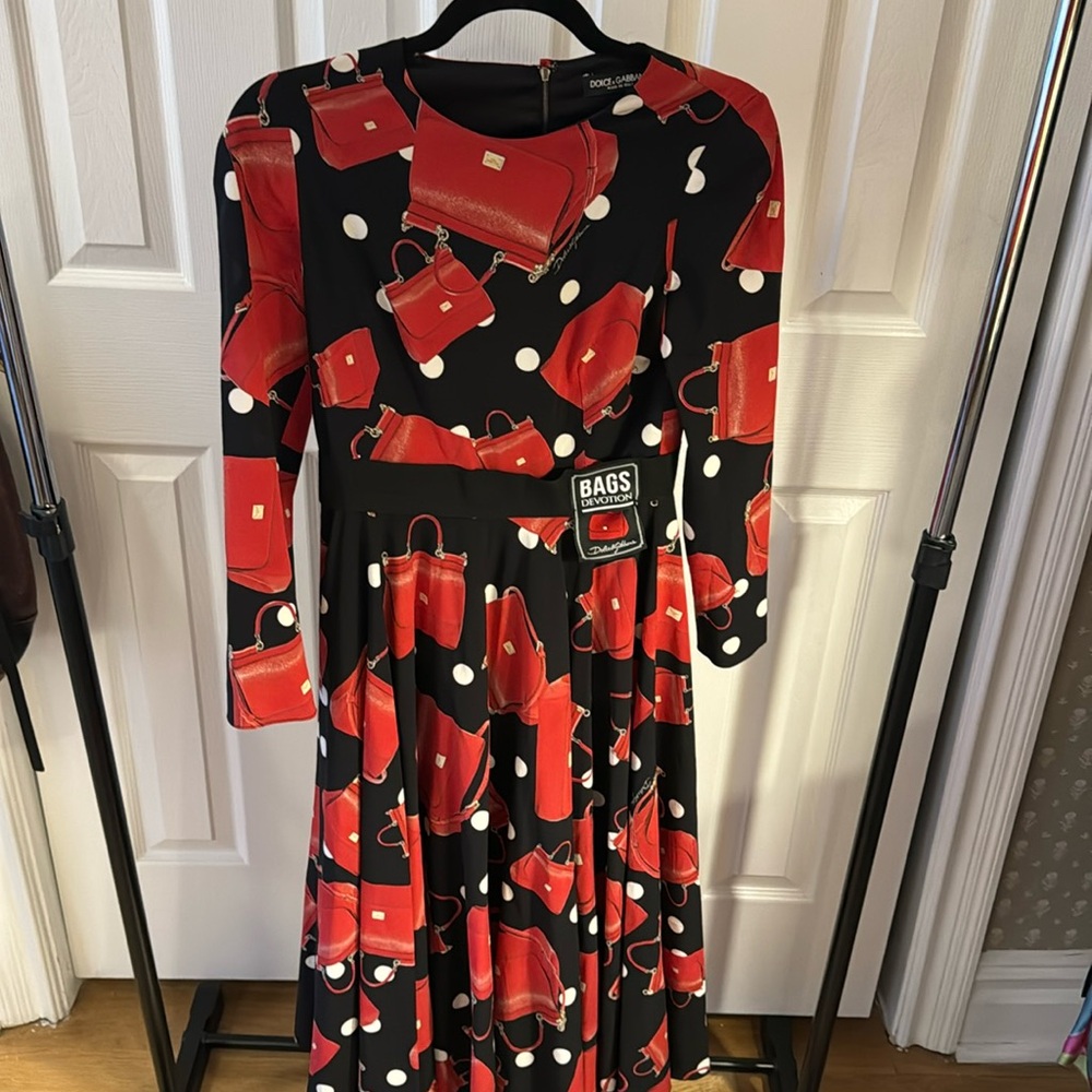 Dolce & Gabbana silk printed dress